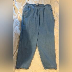 Alia Light Blue Straight-Leg Jeans – Size 12